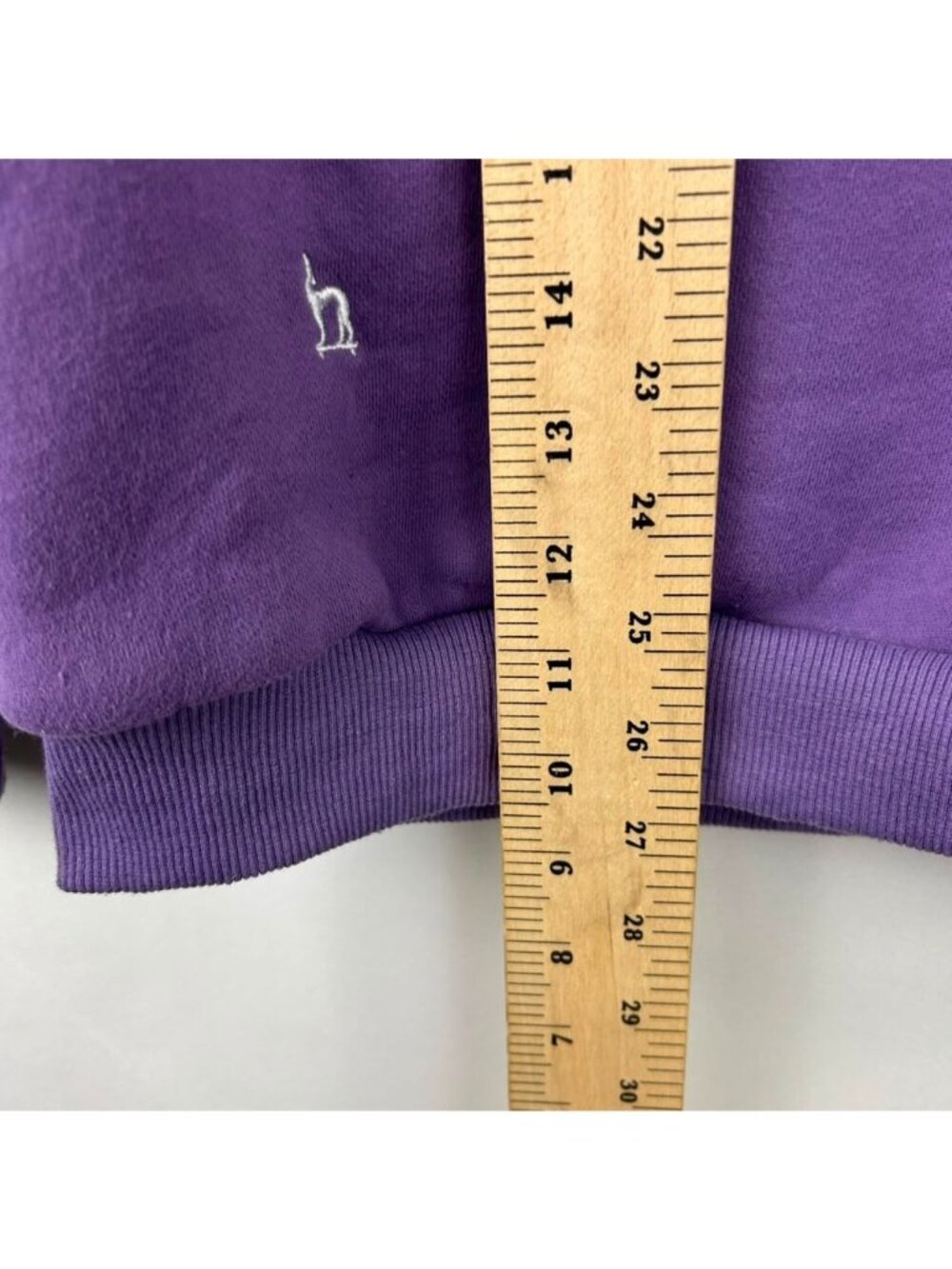 Mojo Provo Embroidered Friends Charms Crew Sweatshirt Unisex Size Medium Purple - Picture 7 of 13